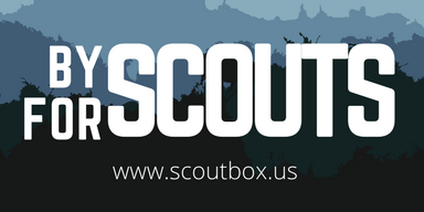 2018 SCOUTbox Sticker "By Scouts For Scouts" - Small