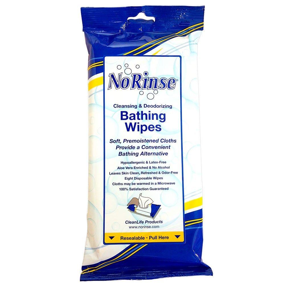 No Rinse Bathing Wipes